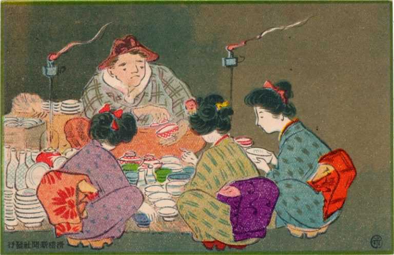 ku029-滑稽新聞　瀬戸物売りと娘　米野白水子案